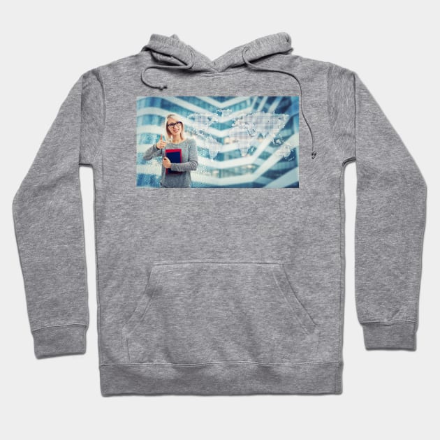 modern education Hoodie by 1STunningArt